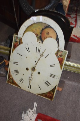 Lot 453 - 19th century longcase clock movement, the...