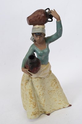 Lot 46 - Lladro Gres figure of a young girl modelled as...