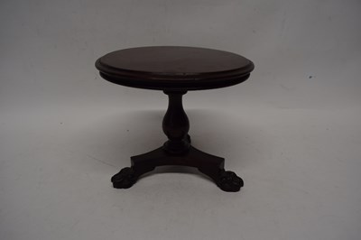 Lot 118 - 19th century apprentice mahogany dining table,...