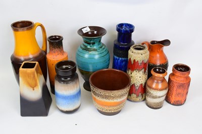 Lot 124 - Quantity of West German pottery all with...