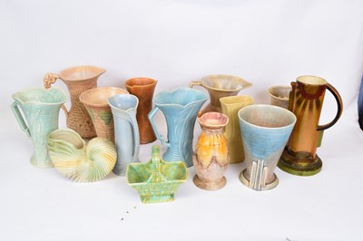 Lot 130 - Quantity of Art Deco ceramics, mainly jugs and...