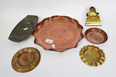 Lot 154 - Quantity of copper and other metal wares...