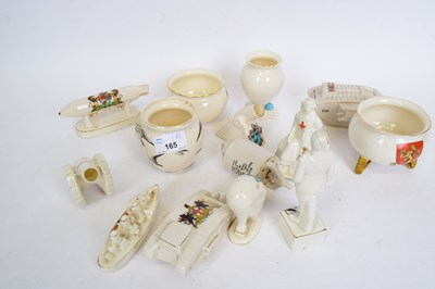 Lot 165 - Quantity of Goss heraldic wares, mainly WWI...