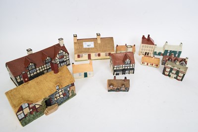 Lot 167 - Quantity of Goss cottages including model of...