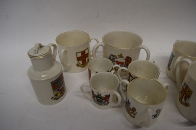 Lot 174 - Quantity of Goss tygs with various armorial...