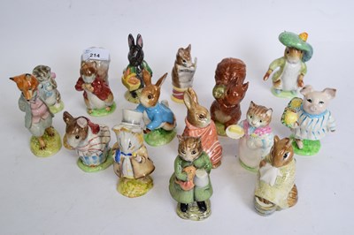 Lot 214 - Quantity of Beswick Beatrix Potter figures,...