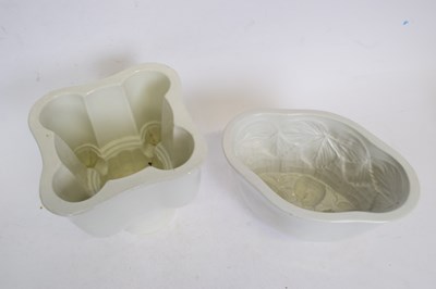 Lot 249 - Two ceramic jelly moulds by Copeland