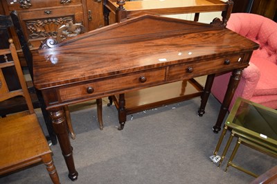 Lot 462 - Victorian mahogany hall table with two frieze...