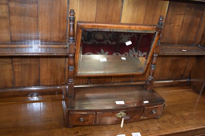 Lot 467 - 19th century mahogany bow front dressing table...