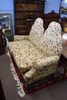 Lot 468 - Early 20th century Queen Anne style sofa with...