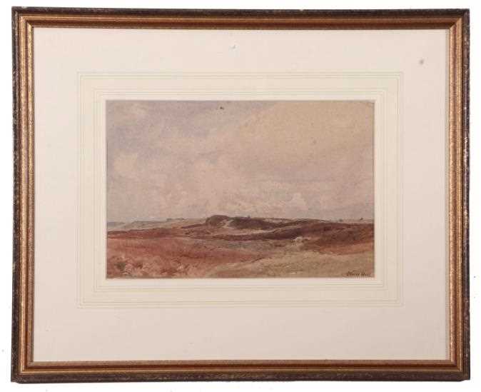 Lot 232 - Oliver Hall, Moorland near Shap, watercolour,...