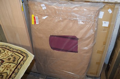 Lot 78 - Plush upholstered headboard, size single