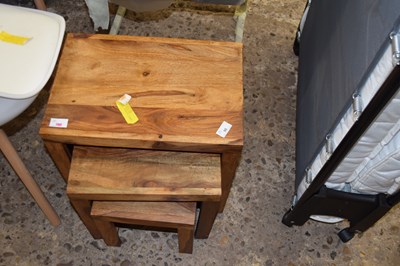 Lot 95 - Three piece nest of tables