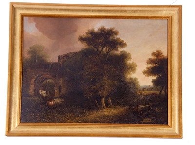 Lot 730 - David Hodgson (British, 1798-1864), Castle...