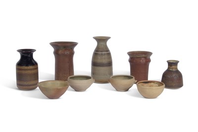 Lot 59 - A group of studio pottery wares including...