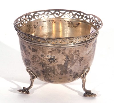 Lot 60 - Late Victorian cauldron sugar bowl with...