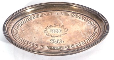 Lot 19 - George III silver mounted and mahogany based...