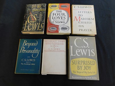 Lot 49 - C S LEWIS: 6 titles: SURPRISED BY JOY, London,...