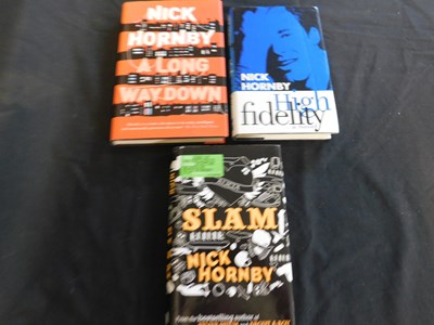 Lot 89 - NICK HORNBY: 3 titles: HIGH FIDELITY, London,...