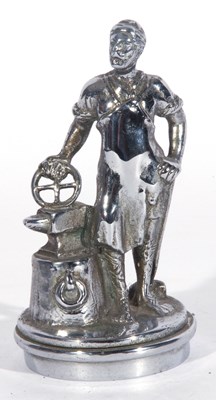 Lot 81 - Early 20th century chromium plated cast metal...