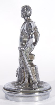 Lot 81 - Early 20th century chromium plated cast metal...