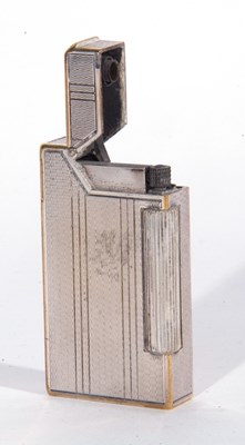 Lot 86 - Vintage Dunhill petrol lighter in Art Deco...