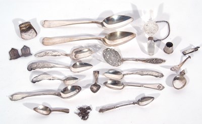 Lot 113 - Mixed Lot of mainly Dutch white metal...