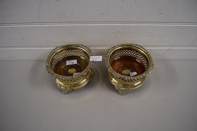 Lot 66 - TWO WINE BOTTLE STANDS