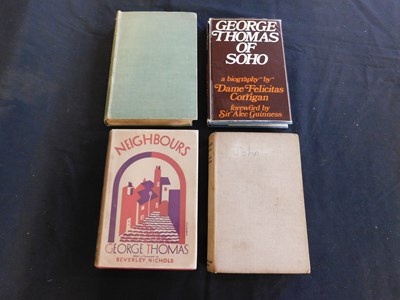 Lot 70 - GEORGE THOMAS: 3 titles: A TENEMENT IN SOHO,...