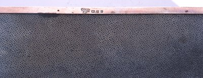 Lot 159 - Garrard & Co Ltd silver encased cigarette box...
