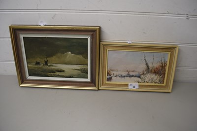 Lot 88 - SMALL OIL PAINTING ON BOARD, SIGNED ARTHUR...