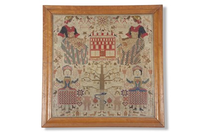 Lot 455 - 19th Century Woolwork Picture