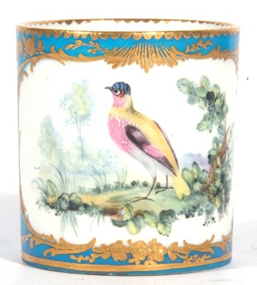 Lot 145 - 18th Century Sevres Coffee Can and Saucer
