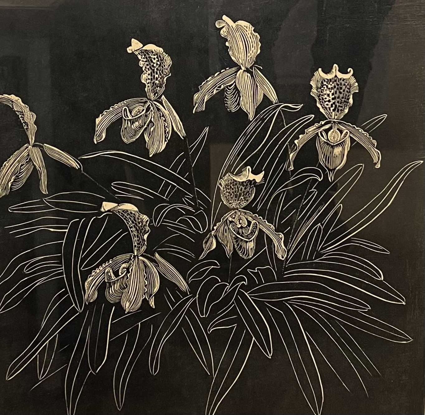 Lot 43 - Cor Visser (Dutch, 1903-1982), 'Orchids',...