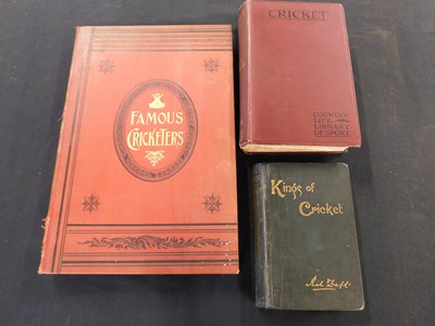 Lot 218 - CHARLES W ALCOCK (ED): FAMOUS CRICKETERS AND...