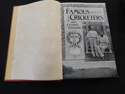 Lot 218 - CHARLES W ALCOCK (ED): FAMOUS CRICKETERS AND...