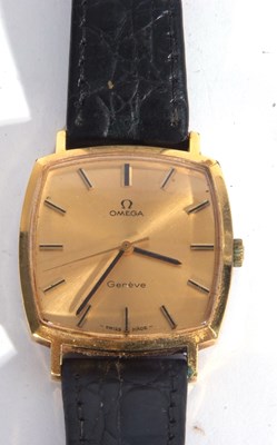 Lot 223 - Gents Omega Geneve wrist watch, powered by an...