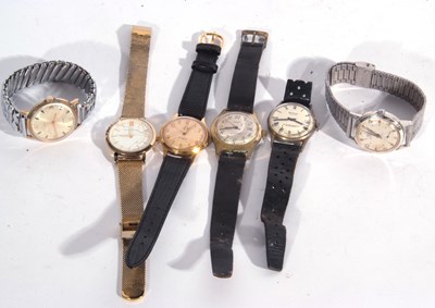 Lot 264 - Mixed Lot: six gents wrist watches to include...