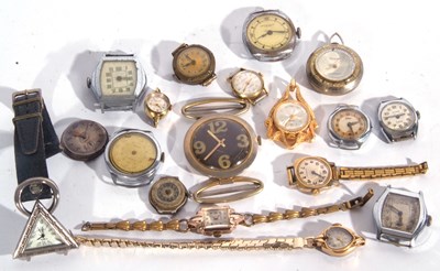 Lot 265 - Mixed Lot: 16 gents and ladies wrist watches,...