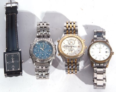 Lot 266 - Mixed Lot: four gents wrist watches including...