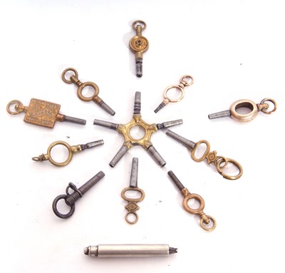 Lot 276 - Mixed lot of various watch keys