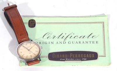 Lot 411 - Gents Girard Perregaux giromatic wrist watch,...