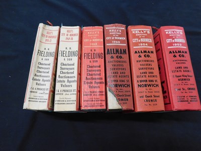 Lot 277 - KELLY'S DIRECTORY OF THE CITY OF NORWICH 1952,...