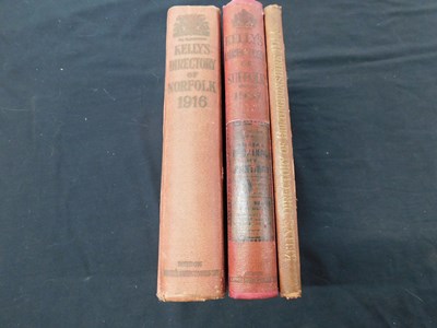 Lot 283 - KELLY'S DIRECTORY OF NORFOLK 1916 with map,...