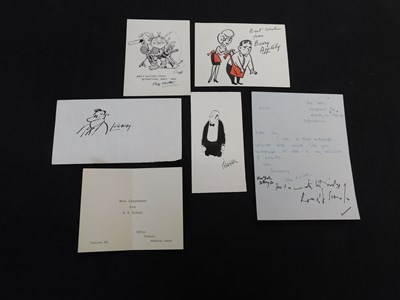 Lot 318 - RONALD SEARLE (1920-2011) autograph and...