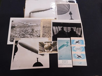 Lot 339 - Packet: Airship interest with various photos...