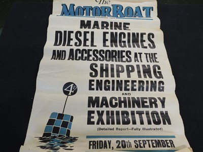 Lot 504 - THE MOTOR BOAT, MARINE DIESEL ENGINES AND...