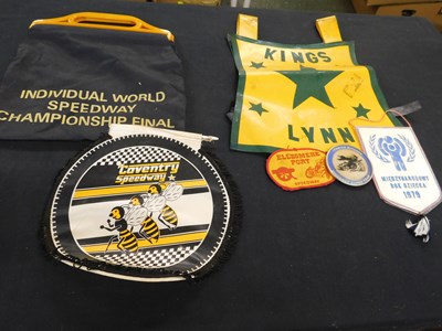 Lot 349 - Box: Speedway collectables including Kings...
