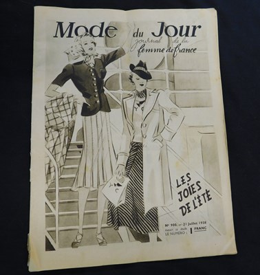 Lot 361 - Box: French fashion books and patterns...