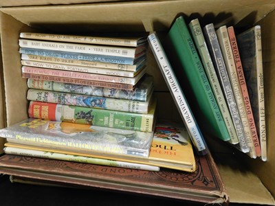 Lot 414 - Small box: children's including How to draw...